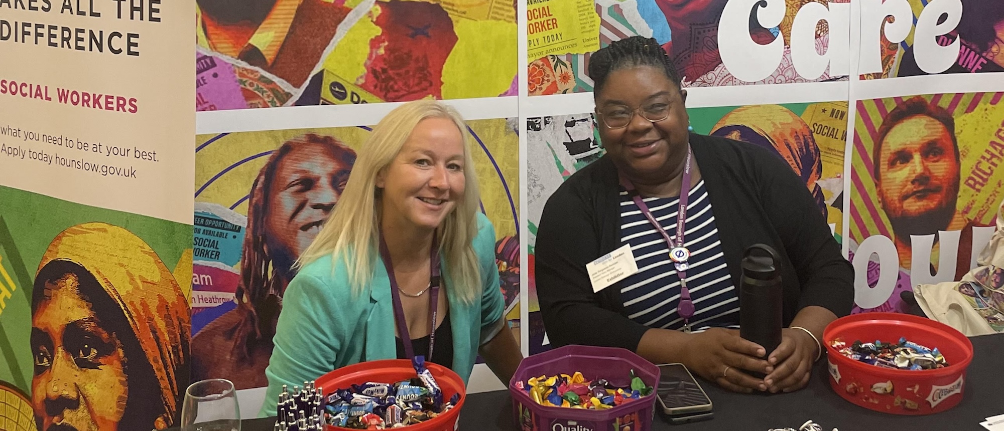 Social Workers at Compass Jobs Fair